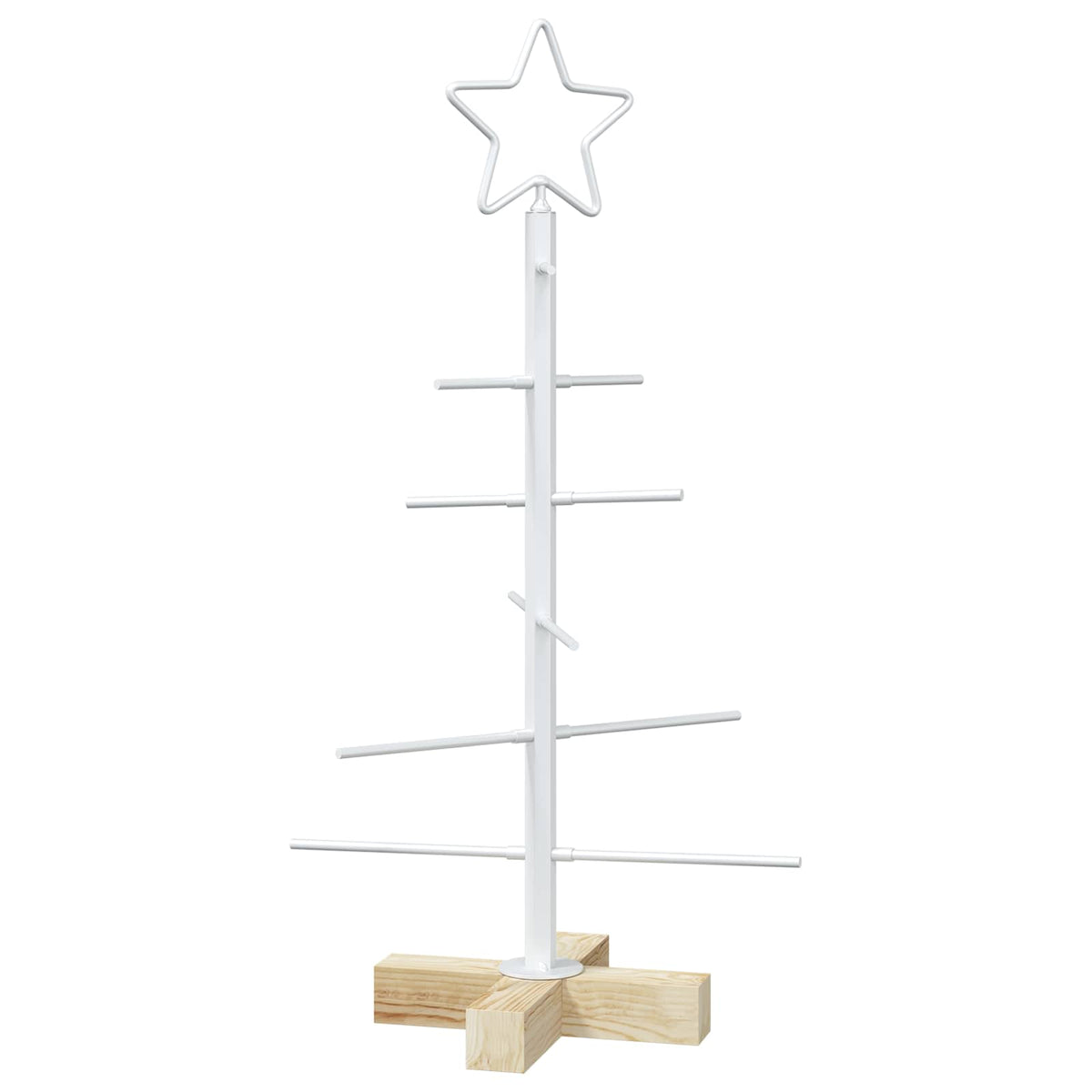 Metalen kerstboom met standaard KUOPIO 60 cm Staal Wit