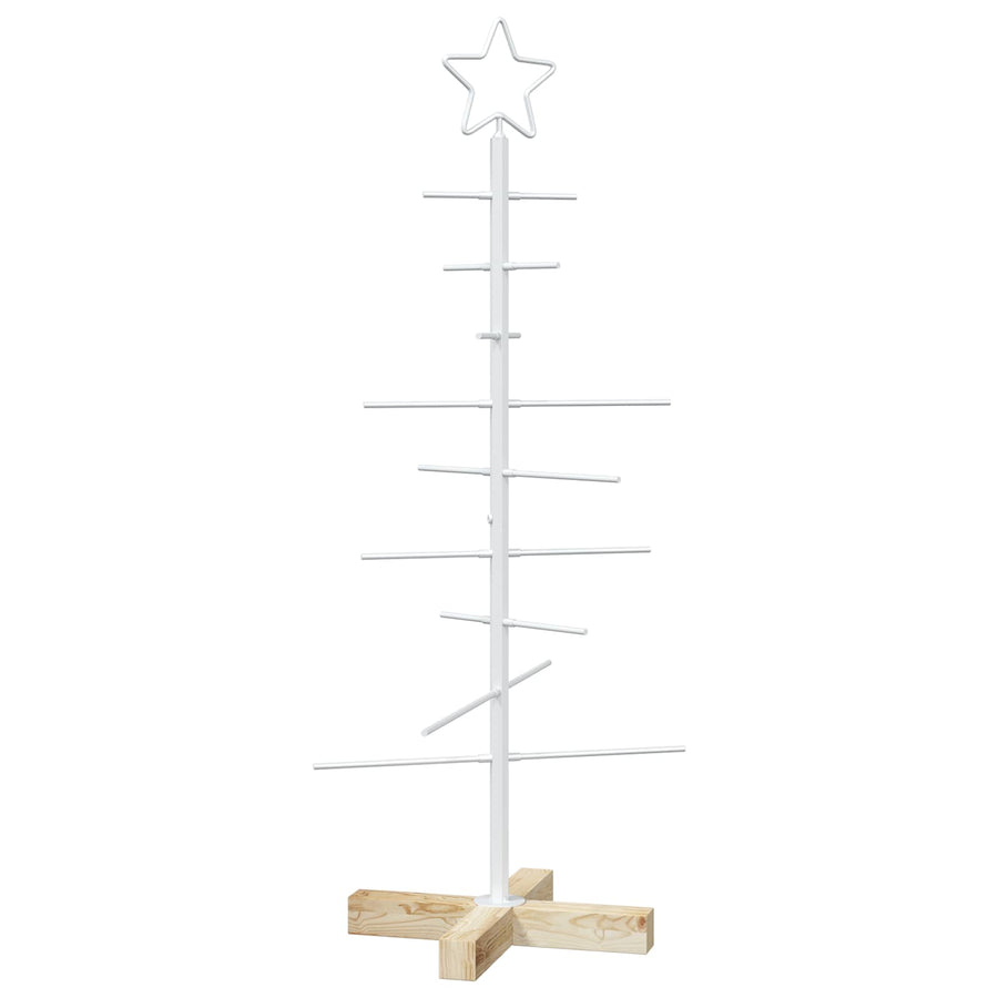 Metalen kerstboom met standaard KUOPIO 90 cm Staal Wit