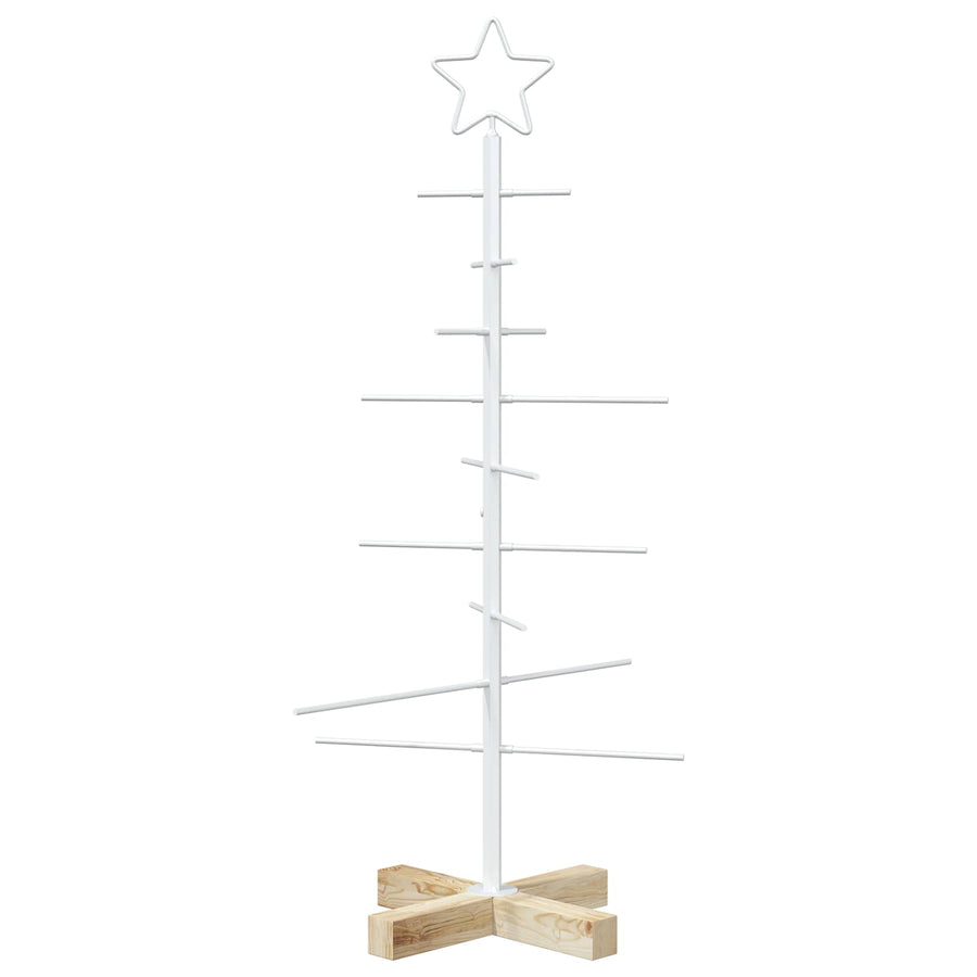 Metalen kerstboom met standaard KUOPIO 90 cm Staal Wit