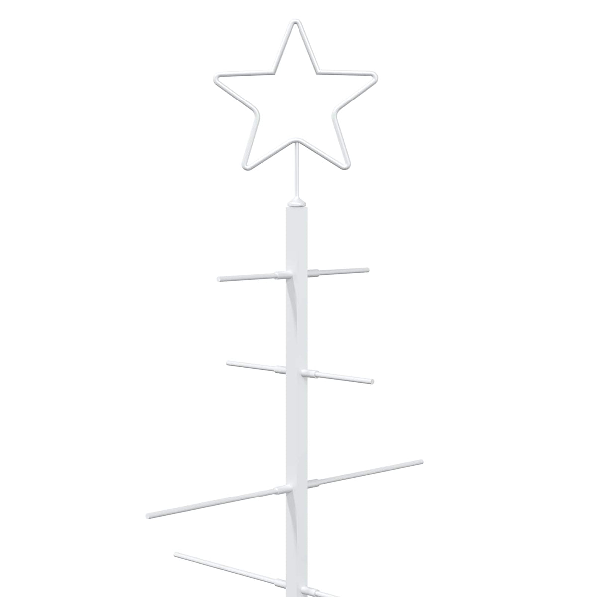 Metalen kerstboom met standaard KUOPIO 150 cm Staal Wit