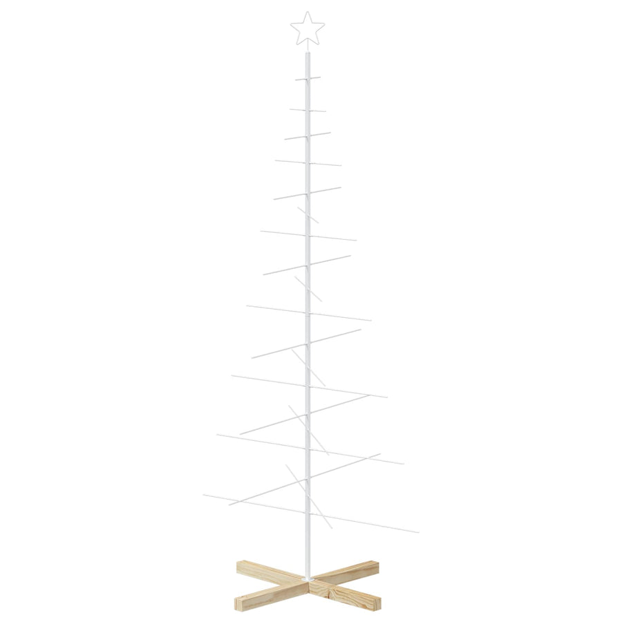 Metalen kerstboom met standaard KUOPIO 180 cm Staal Wit