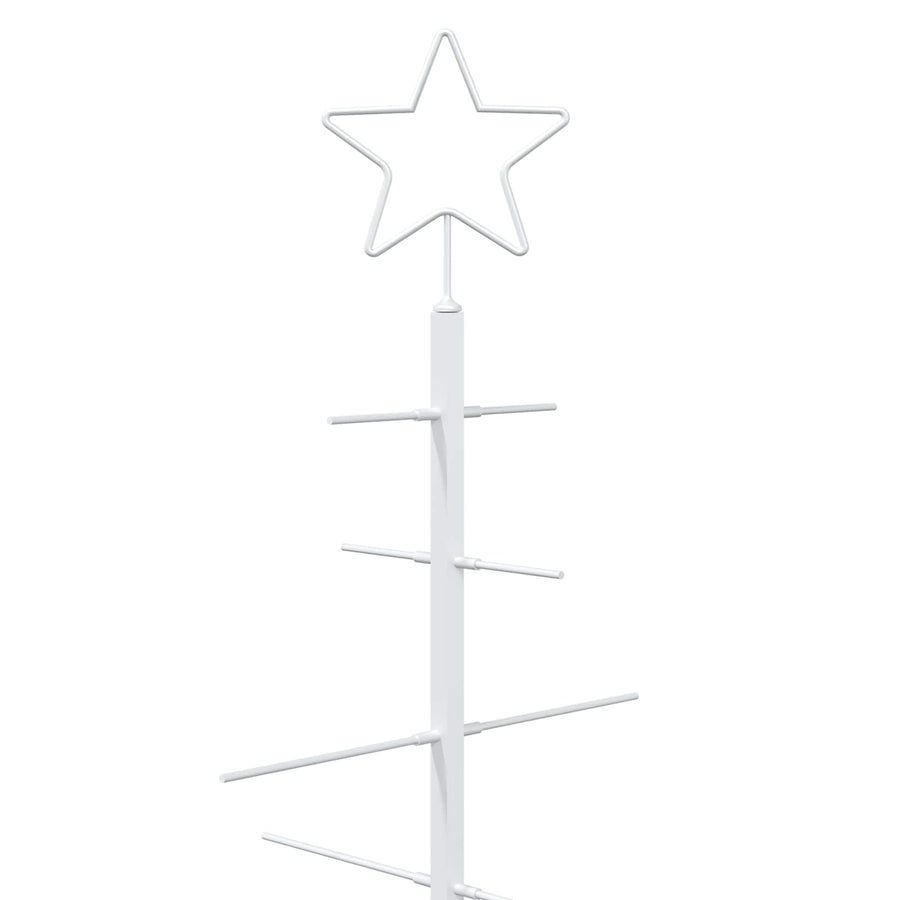 Metalen kerstboom met standaard KUOPIO 210 cm Staal Wit