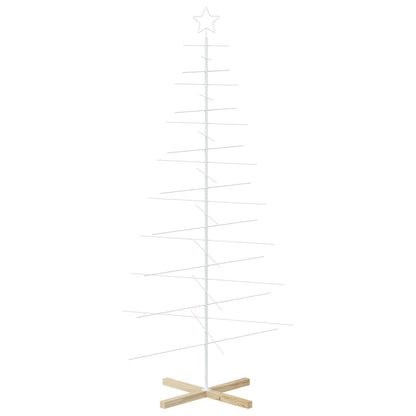 Metalen kerstboom met standaard KUOPIO 210 cm Staal Wit