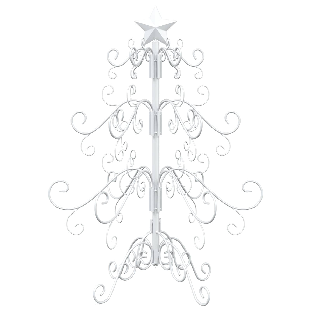 Metalen kerstboom KUOPIO 60 cm staal White