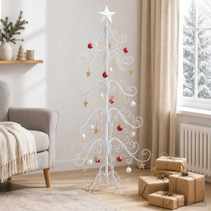 Metalen kerstboom KUOPIO 150 cm staal White