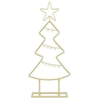 Metalen kerstboom met standaard KUOPIO 60 cm Staal Goud