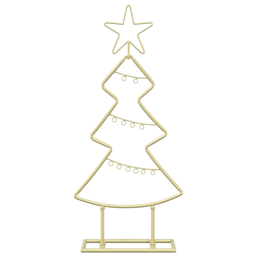 Metalen kerstboom met standaard KUOPIO 60 cm Staal Goud