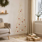 Metalen kerstboom goud 125 cm staal