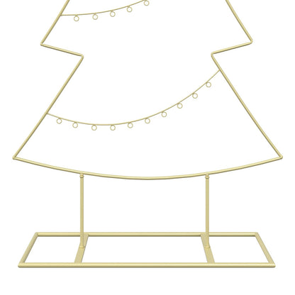 Metalen kerstboom met standaard KUOPIO 180 cm Staal Goud