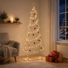 Metalen kerstboom 180 cm goud staal