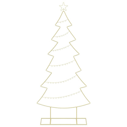 Metalen kerstboom met standaard KUOPIO 180 cm Staal Goud