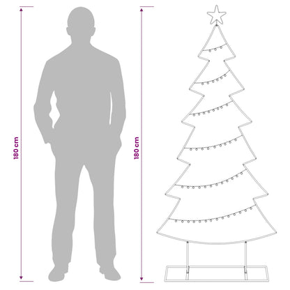 Metalen kerstboom met standaard KUOPIO 180 cm Staal Goud