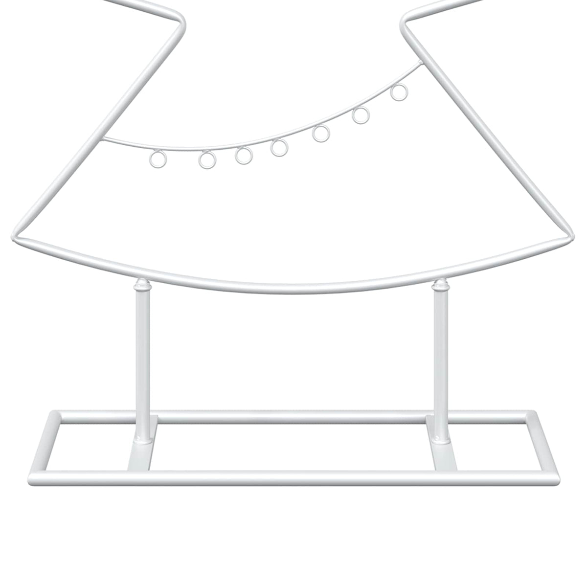 Metalen kerstboom met standaard KUOPIO 125 cm Staal Wit