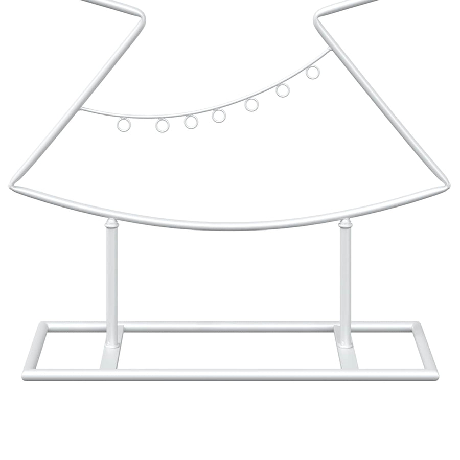Metalen kerstboom met standaard KUOPIO 125 cm Staal Wit