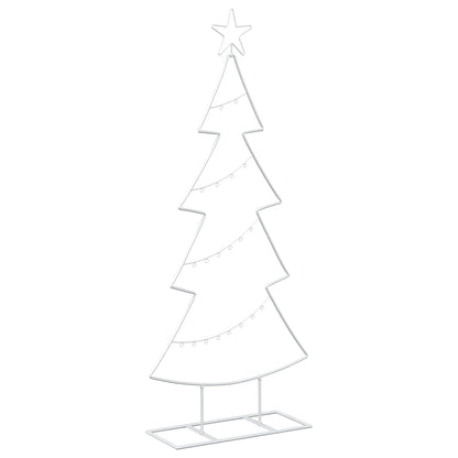 Metalen kerstboom met standaard KUOPIO 125 cm Staal Wit