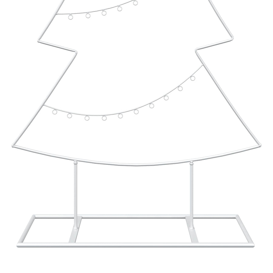 Metalen kerstboom met standaard KUOPIO 180 cm Staal Wit