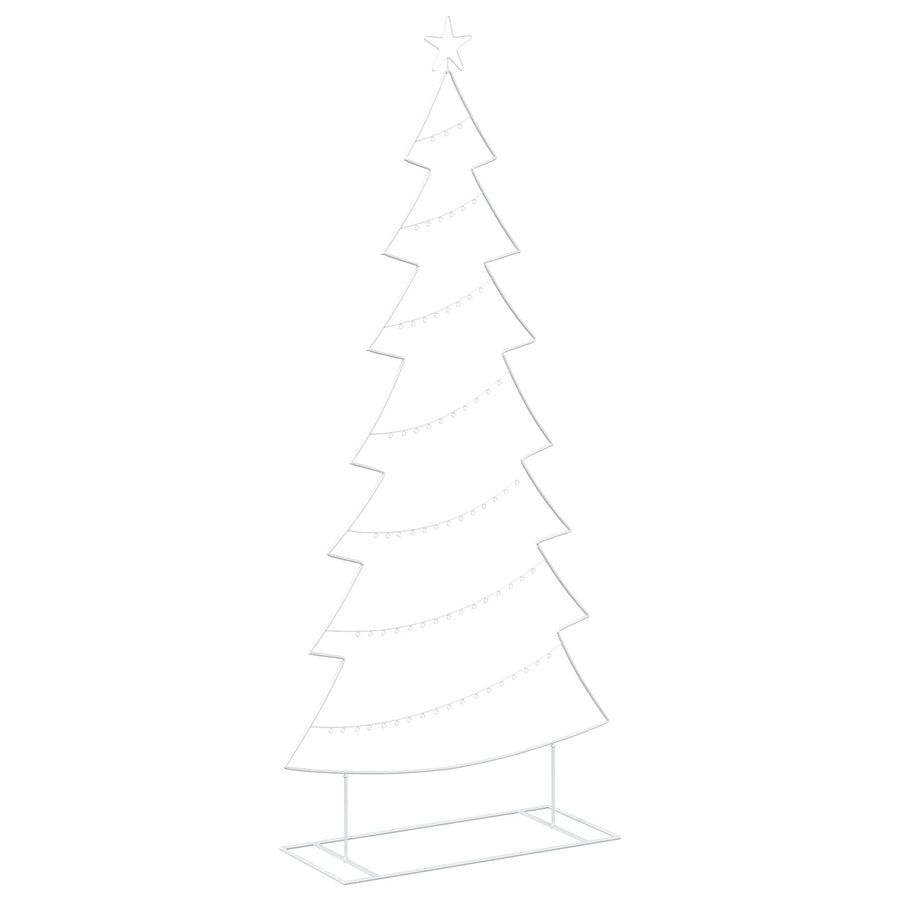 Metalen kerstboom met standaard KUOPIO 210 cm Staal Wit