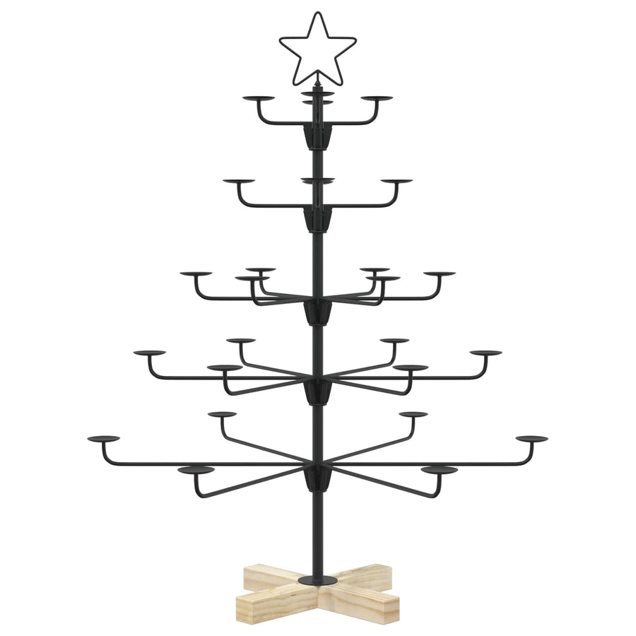 Metalen kerstboom met houder KUOPIO 90 cm staal Massief-Pijn