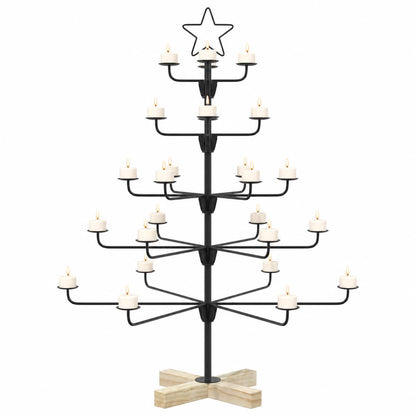 Metalen kerstboom met houder KUOPIO 90 cm staal Massief-Pijn
