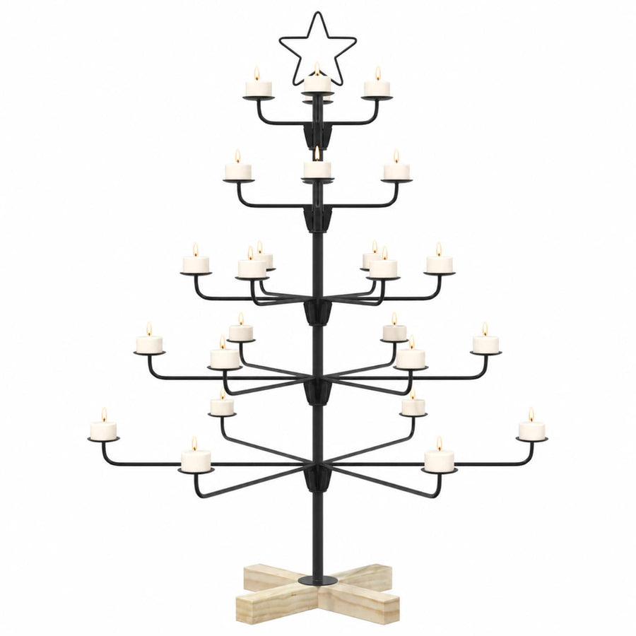 Metalen kerstboom met houder KUOPIO 90 cm staal Massief-Pijn