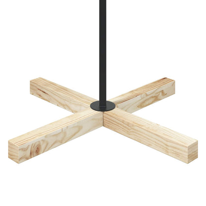 Metalen kerstboom met standaard KUOPIO 150 cm Staal Zwart