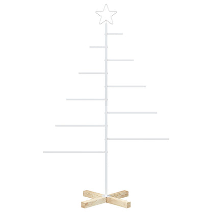 Metalen kerstboom met standaard KUOPIO 125 cm Staal Wit