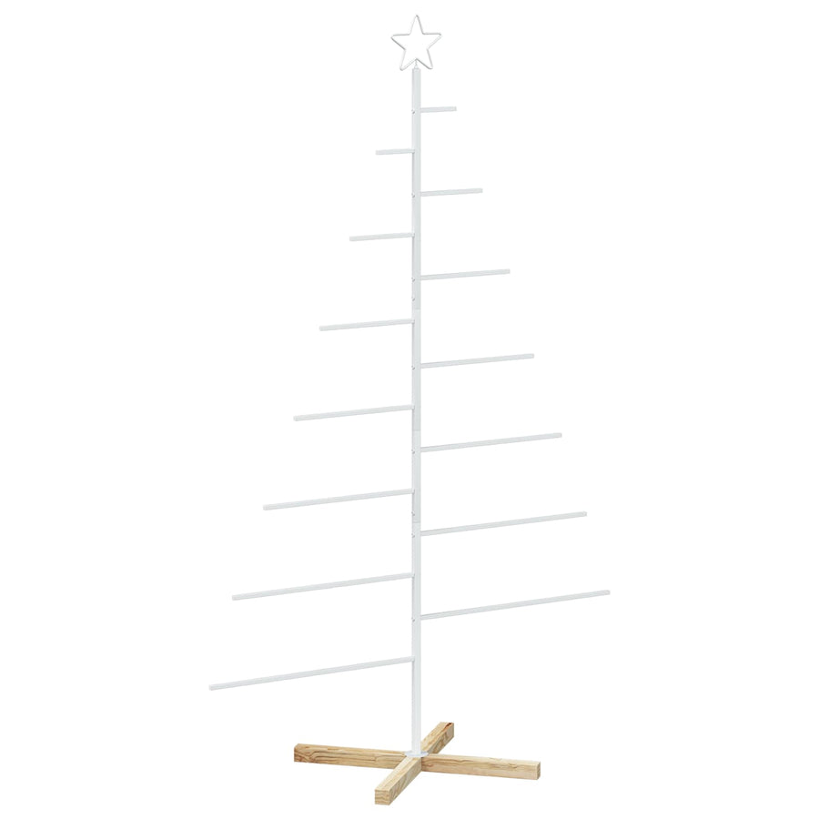 Metalen kerstboom met standaard KUOPIO 180 cm Staal Wit