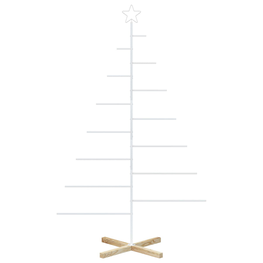 Metalen kerstboom met standaard KUOPIO 180 cm Staal Wit