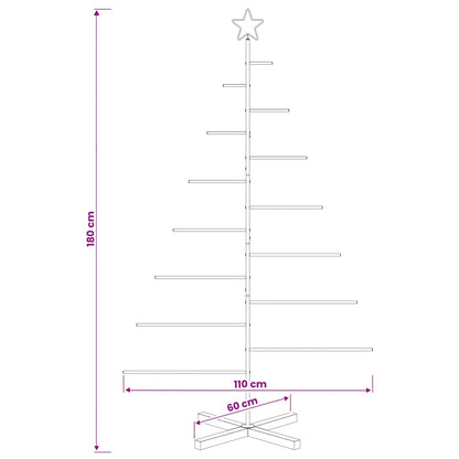 Metalen kerstboom met standaard KUOPIO 180 cm Staal Wit