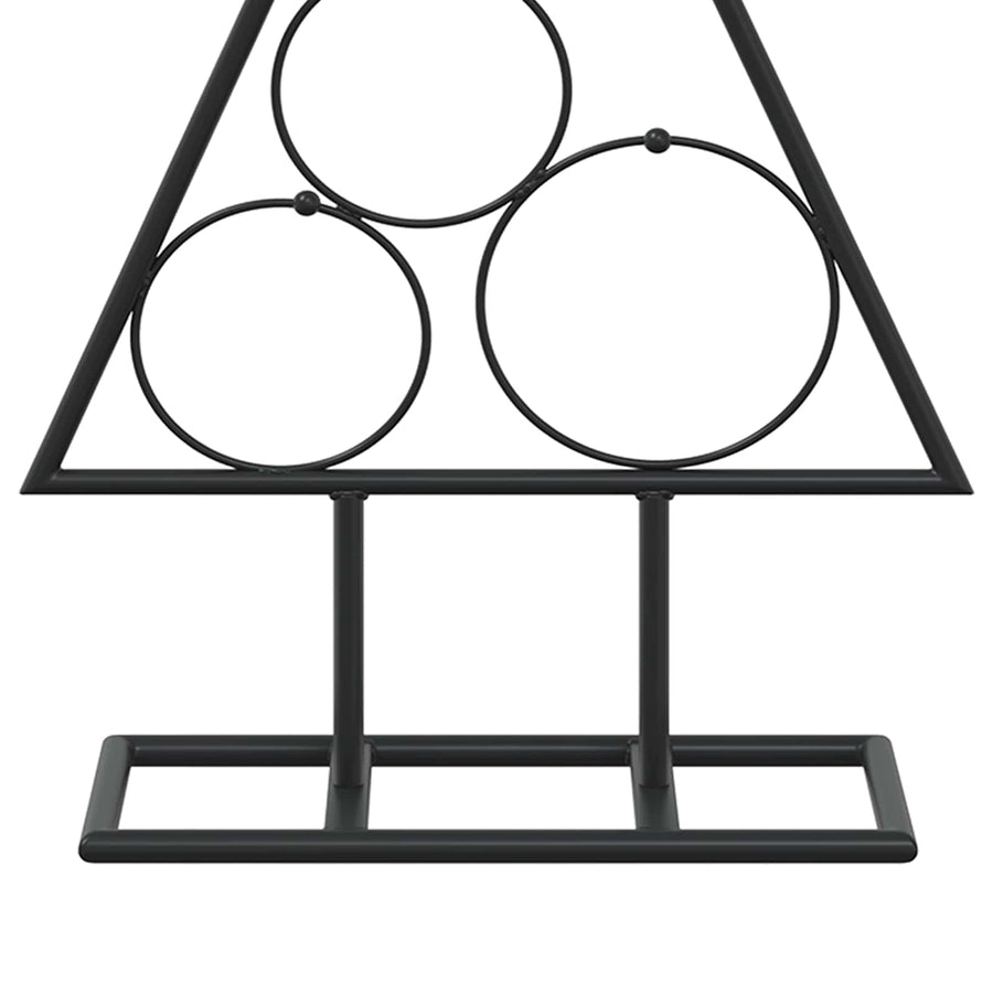 Metalen kerstboom met standaard KUOPIO 60 cm Staal Zwart