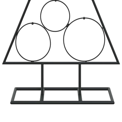 Metalen kerstboom met standaard KUOPIO 90 cm Staal Zwart