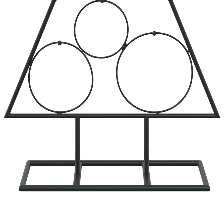 Metalen kerstboom met standaard KUOPIO 90 cm Staal Zwart