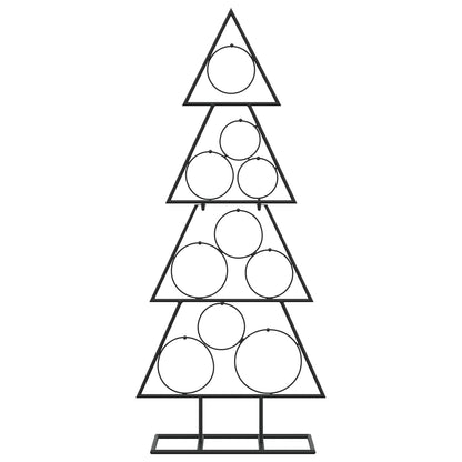 Metalen kerstboom met standaard KUOPIO 90 cm Staal Zwart