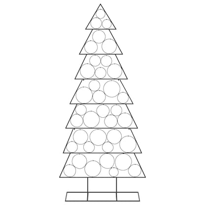 Metalen kerstboom met standaard KUOPIO 210 cm Staal Zwart