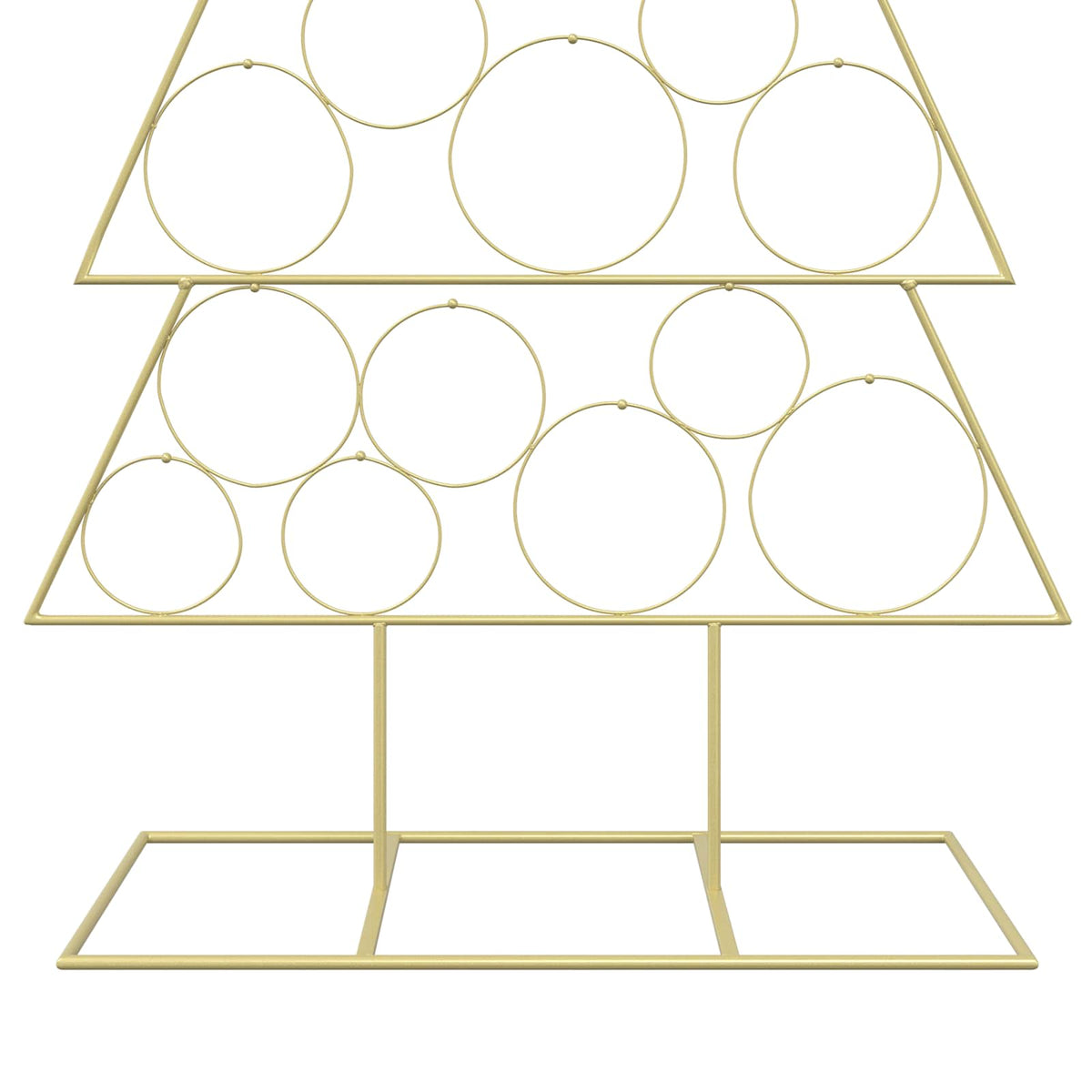 Metalen kerstboom met standaard KUOPIO 180 cm Staal Goud