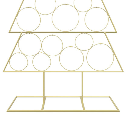 Metalen kerstboom met standaard KUOPIO 180 cm Staal Goud