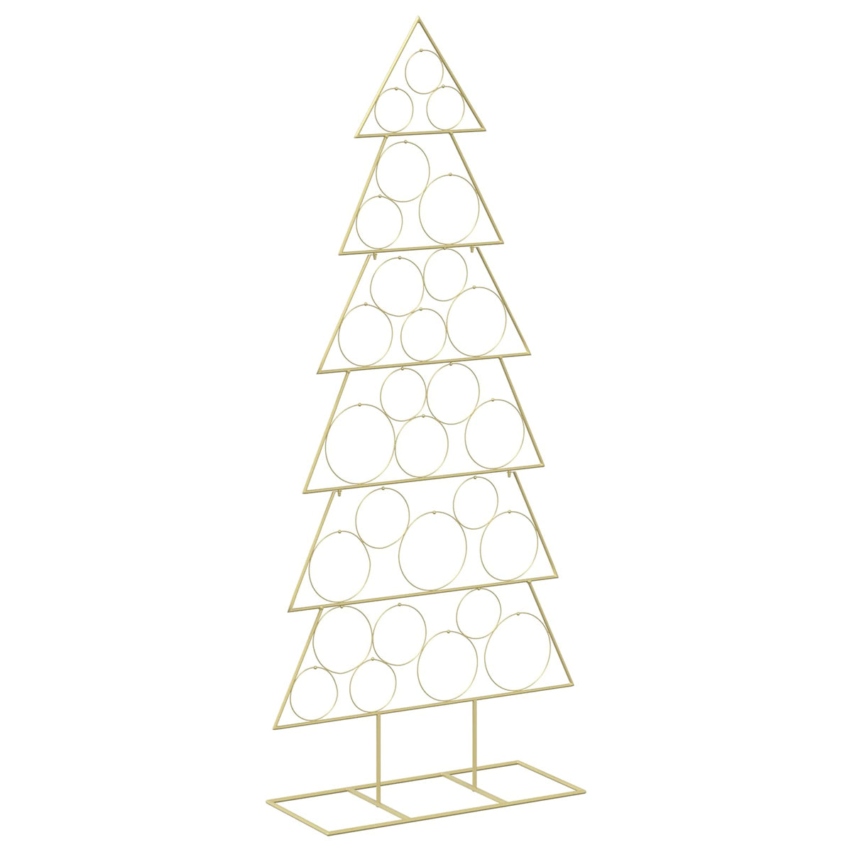 Metalen kerstboom met standaard KUOPIO 180 cm Staal Goud