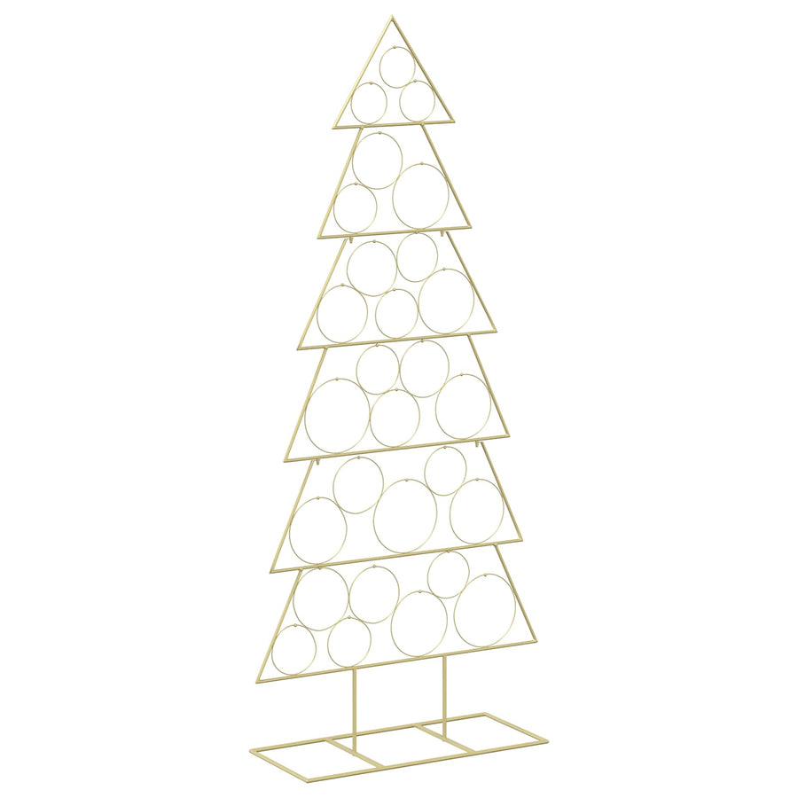 Metalen kerstboom met standaard KUOPIO 180 cm Staal Goud