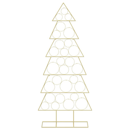 Metalen kerstboom met standaard KUOPIO 180 cm Staal Goud