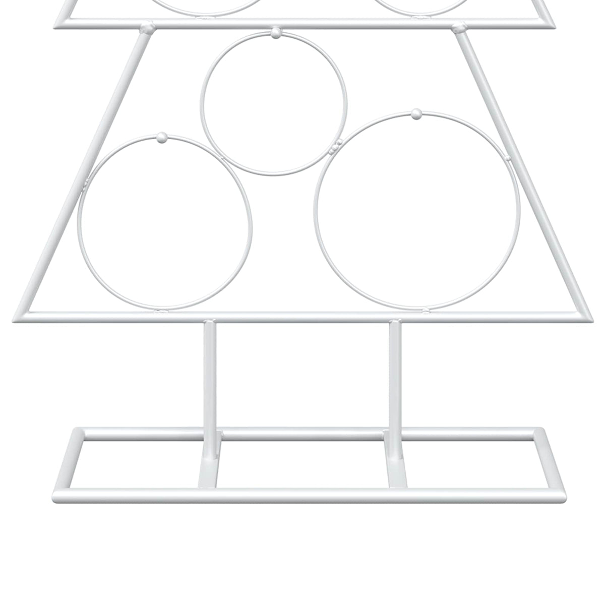 Metalen kerstboom met standaard KUOPIO 90 cm Staal Wit