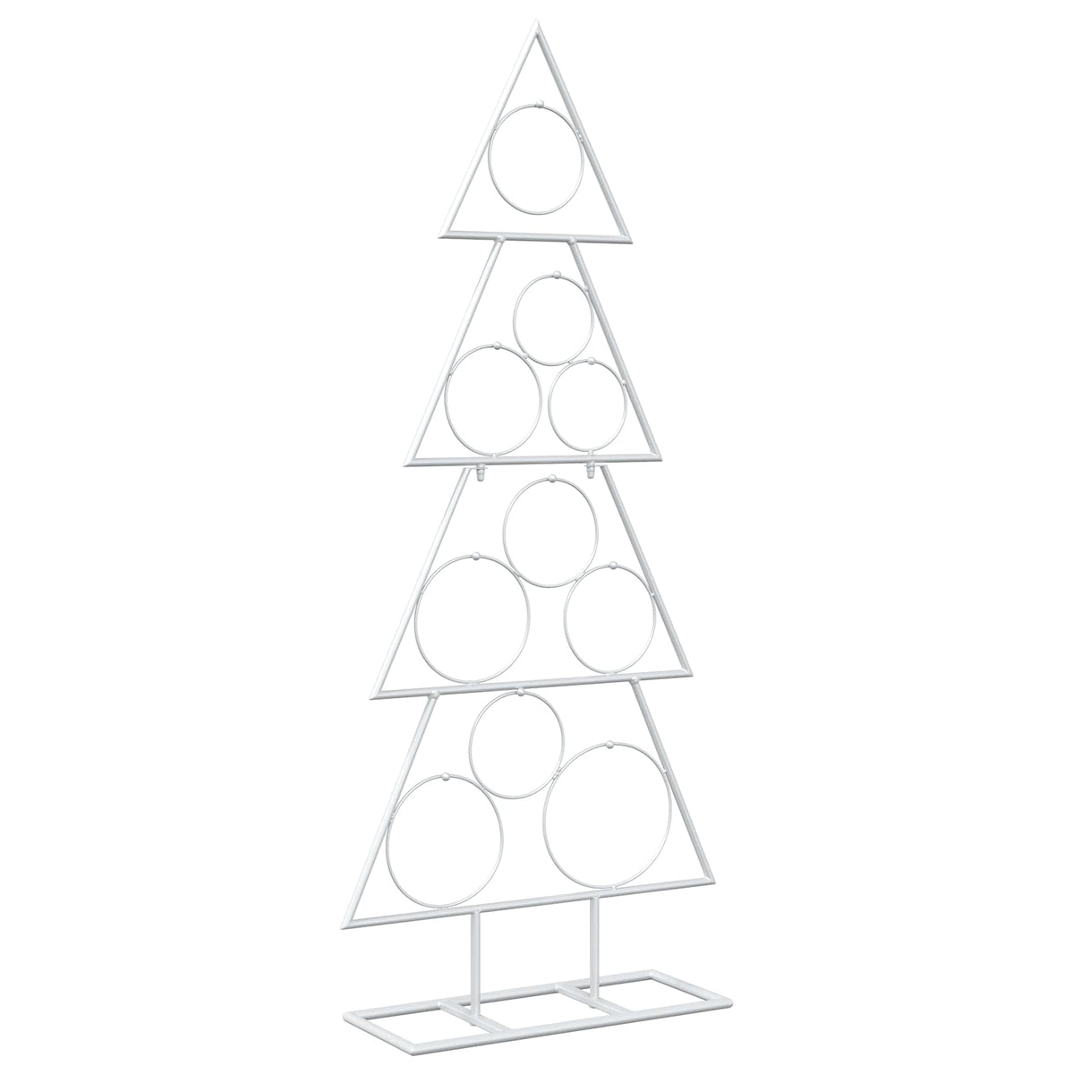 Metalen kerstboom met standaard KUOPIO 90 cm Staal Wit