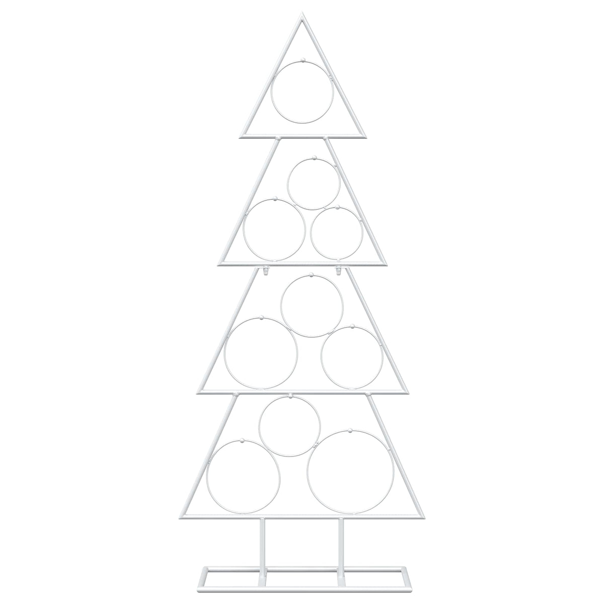 Metalen kerstboom met standaard KUOPIO 90 cm Staal Wit