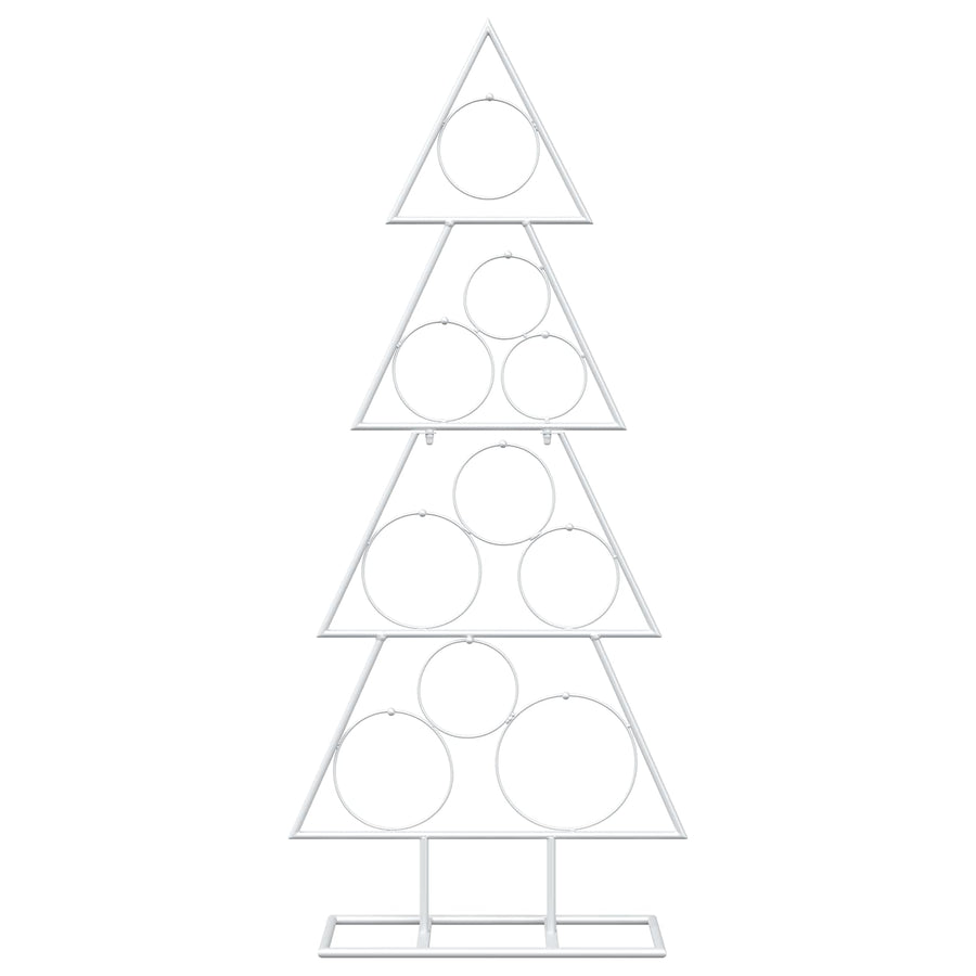 Metalen kerstboom met standaard KUOPIO 90 cm Staal Wit