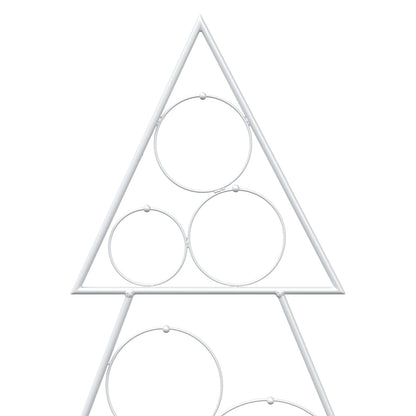 Metalen kerstboom met standaard KUOPIO 125 cm Staal Wit