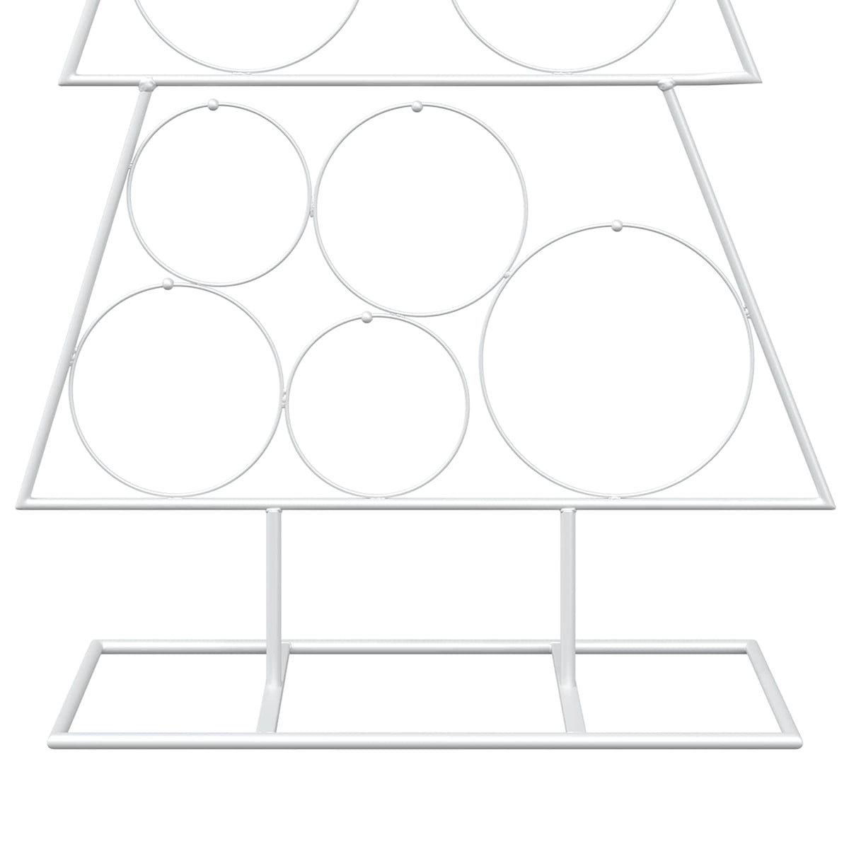Metalen kerstboom met standaard KUOPIO 125 cm Staal Wit