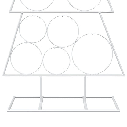 Metalen kerstboom met standaard KUOPIO 125 cm Staal Wit