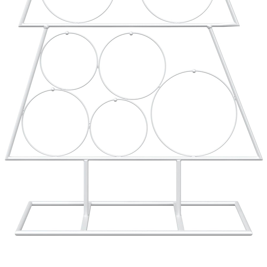 Metalen kerstboom met standaard KUOPIO 125 cm Staal Wit