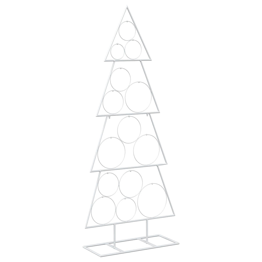 Metalen kerstboom met standaard KUOPIO 125 cm Staal Wit