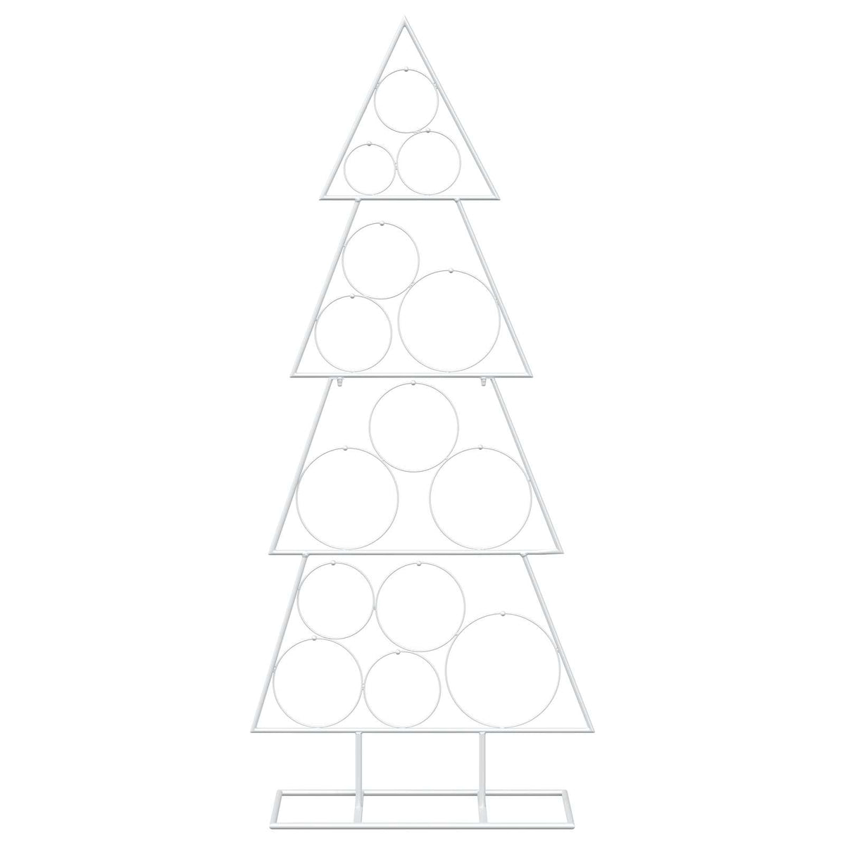 Metalen kerstboom met standaard KUOPIO 125 cm Staal Wit
