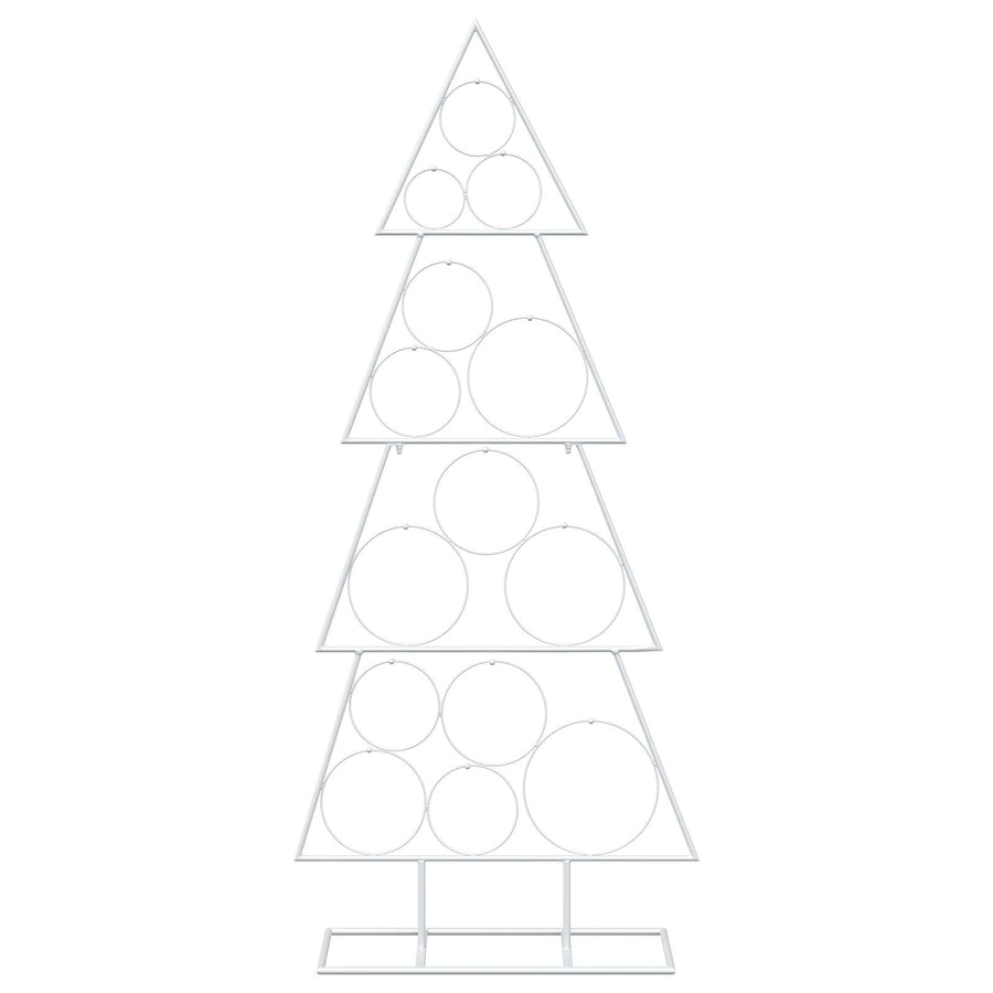 Metalen kerstboom met standaard KUOPIO 125 cm Staal Wit